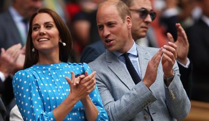 Kate, William Watch Djoko, Cameron Win