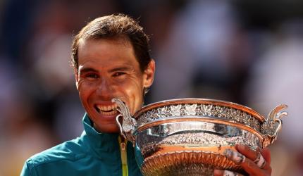 PIX: Nadal destroys Ruud for 14th French Open title