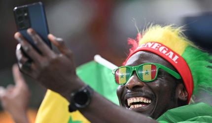 PICS: Dutch-Senegalese fans let colours run riot