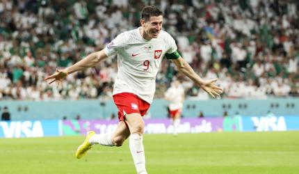 Lewandowski finally breaks his World Cup duck