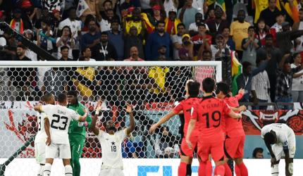 FIFA World Cup PIX: Ghana edge South Korea in thriller