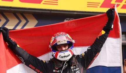 Verstappen continues winning streak in home Dutch GP