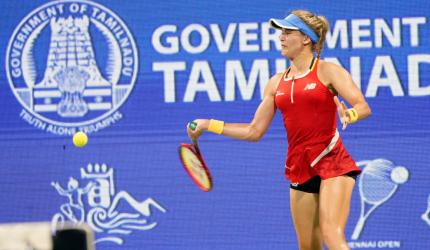 Chennai Open PIX: Bouchard sends Karman packing