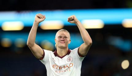 Haaland strikes twice as City triumph over Burnley 