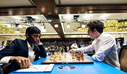 Praggnanandhaa holds Caruana; semis heads to tie-break