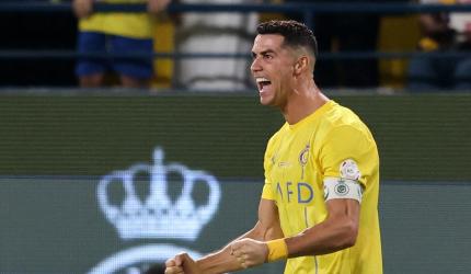 Ronaldo ends 2023 as world's top goal scorer