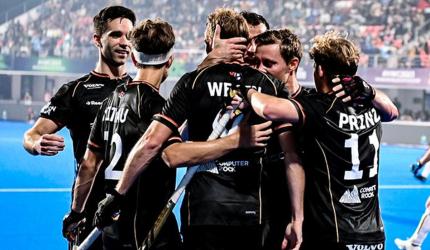 Hockey WC: Belgium hold Germany with late goal