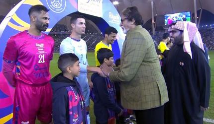 Big B's Evening with Ronaldo, Messi...