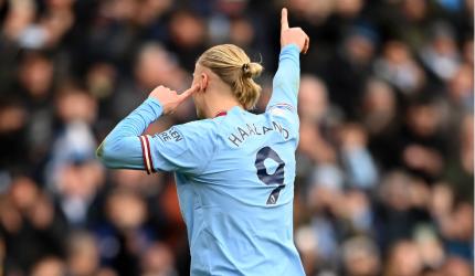 EPL PIX: Haaland's hat-trick powers City to win