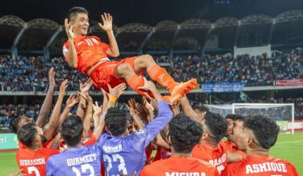 Indian football team moves to 99th in FIFA rankings