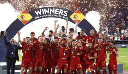 Spain beat Croatia to lift Nations League title