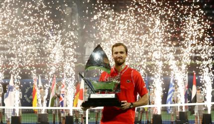 Daniil Medvedev: Three titles in three weeks!