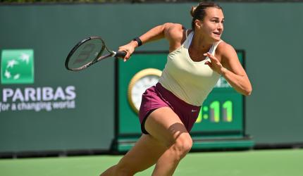 Indian Wells: Sabalenka crushes Gauff, book semis spot