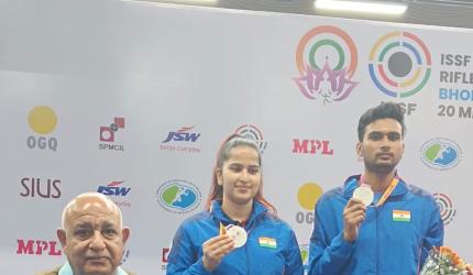 ISSF World Cup: India bag silver, bronze 