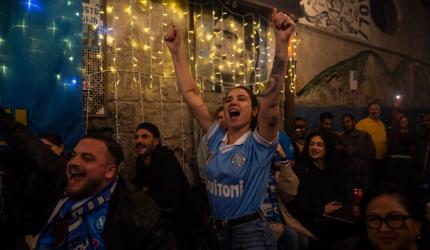 PICS: Fans got no chill as Napoli win Scudetto