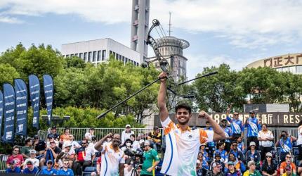 Prathamesh shocks World No. 1 to win World Cup gold