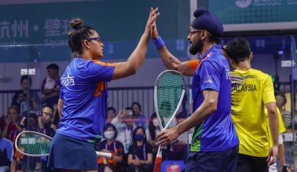 Asiad: Winning start for mixed doubles squash teams