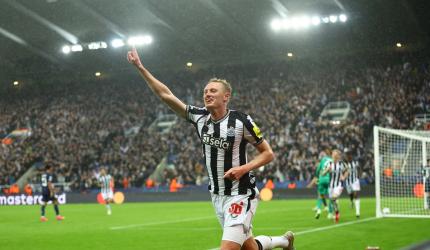 UCL PIX: Newcastle stun PSG; Man City, Barcelona win