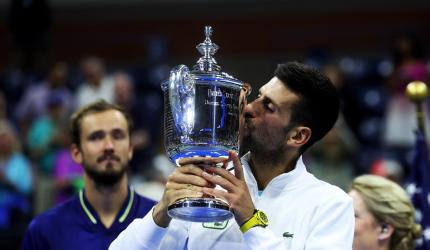 PICS: Djokovic douses Medvedev fire to win US Open