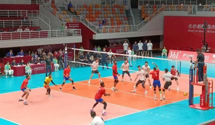 Indian men's volleyball team stuns South Korea