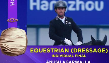 Asian Games: Anush shines with bronze in dressage