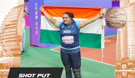 Baliyan second Indian woman to win shot put bronze!