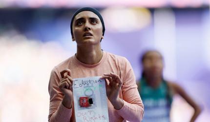 Afghan sprinter makes bold statement at Paris Games