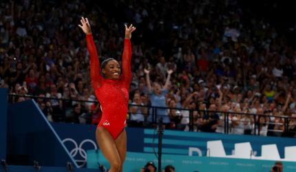 PIX: Biles soars to third gold medal with vault win