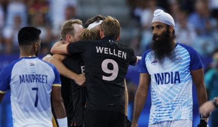 PIX: India go down fighting to Germany in hockey semis