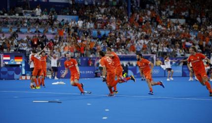 Netherlands win men's hockey gold via shoot-out