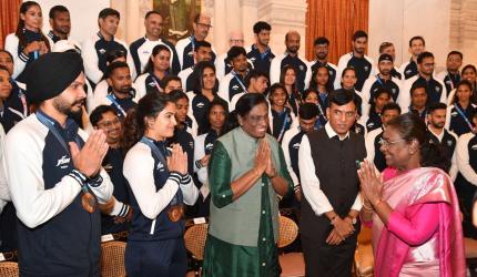 President Murmu congratulates Indian Olympians