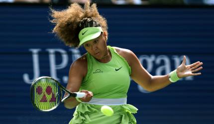 PIX: Naomi Osaka thrills with frills at US Open