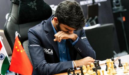 Gukesh In Tears After Loss