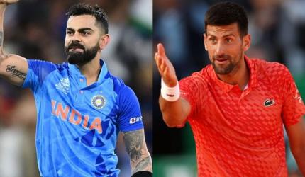 Novak opens up on texting Kohli, admiring his career