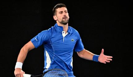 Aus Open PIX: Djoko survives scare; Sabalenka cruises