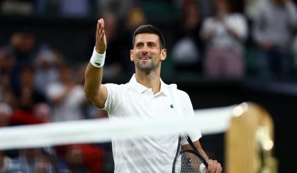 Wimbledon PIX: Djokovic, Zverev, Medvedev in Round 4