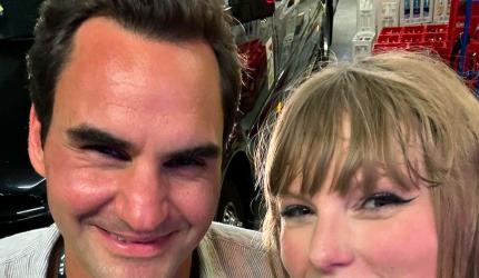 Federer Meets Taylor Swift