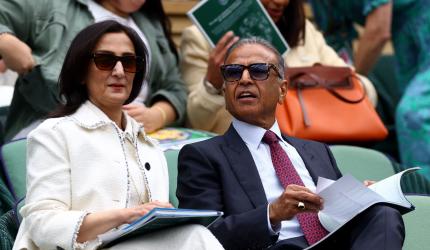 Spotted! Sunil Mittal At Wimbledon!