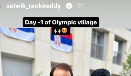 Who Satwik Met at Olympic Village!