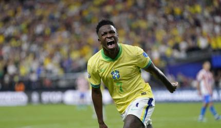 Copa America: Vinicius brace as Brazil rout Paraguay