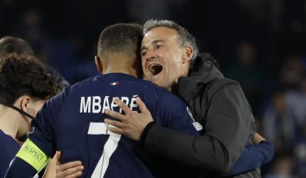 Mbappe dismisses talk of rift with coach Luis Enrique