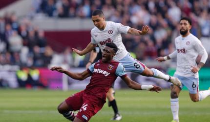 EPL: West Ham held in dramatic draw with Aston Villa