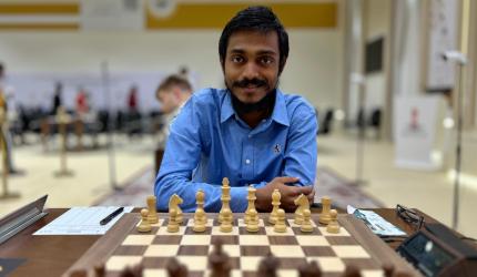 Sharjah Chess: Aravindh Chithambaram slips after loss