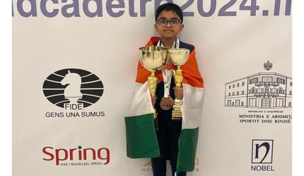 Divith Reddy is Under-8 World Cadets Champion