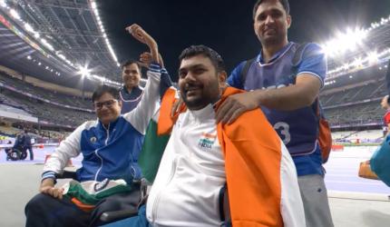 Amit Saroha gets 'gurudakshina' at Paris Paralympics