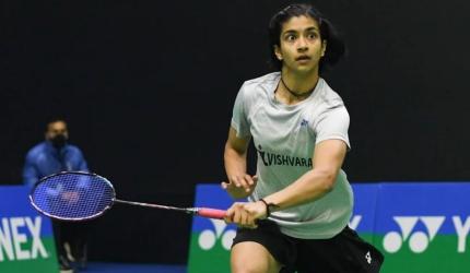 Malvika knocks out Paris Olympics medallist Tunjung