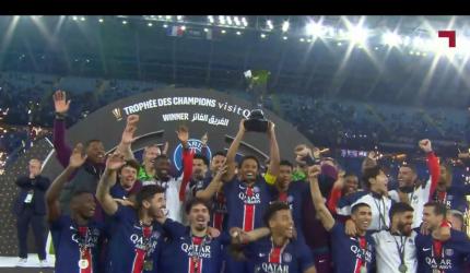 Dembele strikes late to help PSG lift French Super Cup