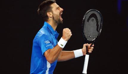 Aus Open PIX: Djokovic survives scare; Alcaraz cruises