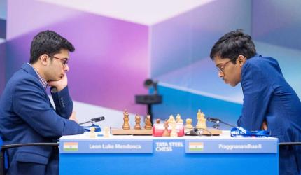 Tata Steel Chess: Praggnanandhaa crushes Mendonca