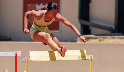 Yarraji, Shirse smash National Games hurdles records